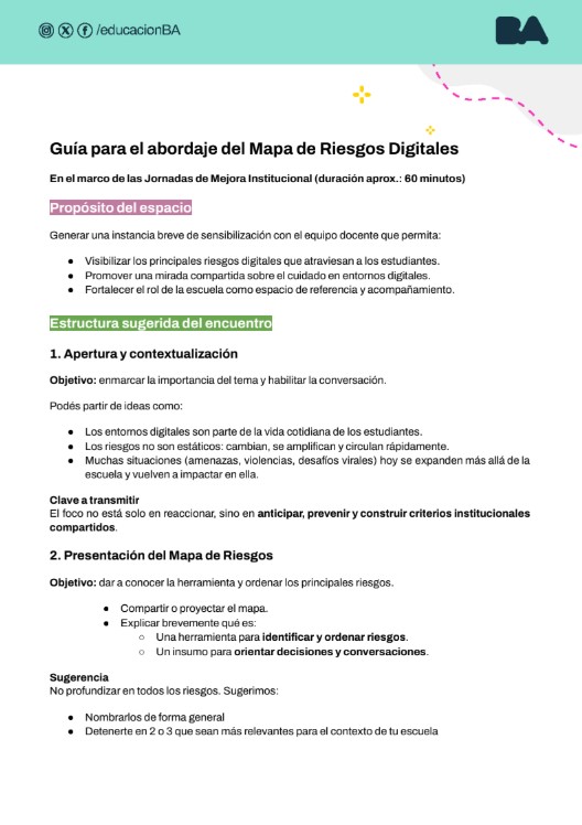 Guía para el abordaje en el marco de las Jornadas EMI